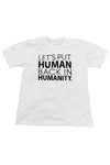 Humanity T-shirt, White